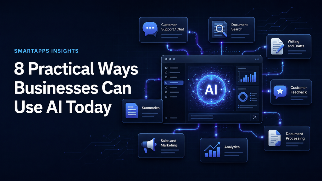 8 Practical Ways Businesses Can Use AI Today | SmartApps